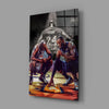 Respect for Kobe Bryant Glass Wall Art by Insigneart USA