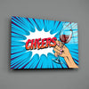 Cheers Glass Wall Art by Insigneart USA