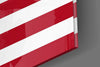 Flag of the United States Glass Wall Art by Insigneart USA