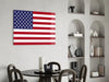Flag of the United States Glass Wall Art by Insigneart USA