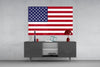 Flag of the United States Glass Wall Art by Insigneart USA