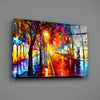 Lighted Street Glass Wall Art by Insigneart USA