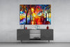 Lighted Street Glass Wall Art by Insigneart USA