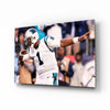 Cam Newton Glass Wall Art by Insigneart USA