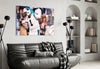 Cam Newton Glass Wall Art by Insigneart USA