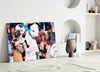Cam Newton Glass Wall Art by Insigneart USA