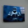 Cam Newton Glass Wall Art by Insigneart USA