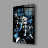 Cam Newton Glass Wall Art by Insigneart USA