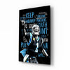 Cam Newton Glass Wall Art by Insigneart USA