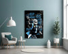 Cam Newton Glass Wall Art by Insigneart USA