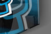 Carolina Panthers Glass Wall Art by Insigneart USA