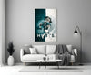 Jalen Hurts Glass Wall Art by Insigneart USA