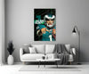Jalen Hurts Glass Wall Art by Insigneart USA