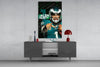 Jalen Hurts Glass Wall Art by Insigneart USA