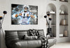 Cam Newton Glass Wall Art by Insigneart USA