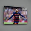 Messi Glass Wall Art by Insigneart USA