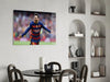 Messi Glass Wall Art by Insigneart USA