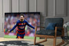 Messi Glass Wall Art by Insigneart USA