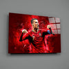 Christiano Ronaldo Glass Wall Art by Insigneart USA