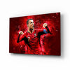 Christiano Ronaldo Glass Wall Art by Insigneart USA