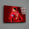 Christiano Ronaldo Glass Wall Art by Insigneart USA