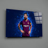 Messi Glass Wall Art by Insigneart USA