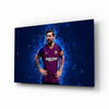 Messi Glass Wall Art by Insigneart USA