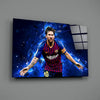 Messi Glass Wall Art by Insigneart USA