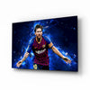 Messi Glass Wall Art by Insigneart USA