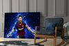 Messi Glass Wall Art by Insigneart USA