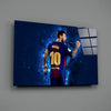 Messi Glass Wall Art by Insigneart USA