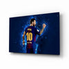 Messi Glass Wall Art by Insigneart USA
