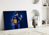 Messi Glass Wall Art by Insigneart USA