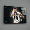 Christiano Ronaldo Glass Wall Art by Insigneart USA