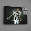 Christiano Ronaldo Glass Wall Art by Insigneart USA