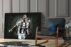 Christiano Ronaldo Glass Wall Art by Insigneart USA