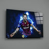 Messi Glass Wall Art by Insigneart USA