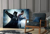Batman vs Superman Glass Wall Art by Insigneart USA