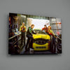 Marilyn Elvis Humphrey - Garage Glass Wall Art by Insigneart USA