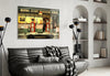 Marilyn Elvis Humphrey - Retro Gas Station Glass Wall Art by Insigneart USA