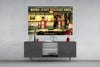 Marilyn Elvis Humphrey - Retro Gas Station Glass Wall Art by Insigneart USA