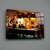 Marilyn Elvis Humphrey - Pool V2 Glass Wall Art by Insigneart USA
