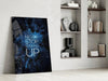 Never Stop Glass Wall Art by Insigneart USA