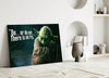 Words of Yoda Glass Wall Art by Insigneart USA