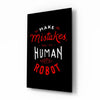 Make Mistakes Glass Wall Art by Insigneart USA