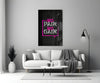 No Pain No Gain Glass Wall Art by Insigneart USA