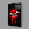 No Pain No Gain Glass Wall Art by Insigneart USA