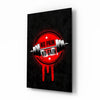 No Pain No Gain Glass Wall Art by Insigneart USA