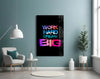 Dream Big Glass Wall Art by Insigneart USA