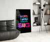 Dream Big Glass Wall Art by Insigneart USA